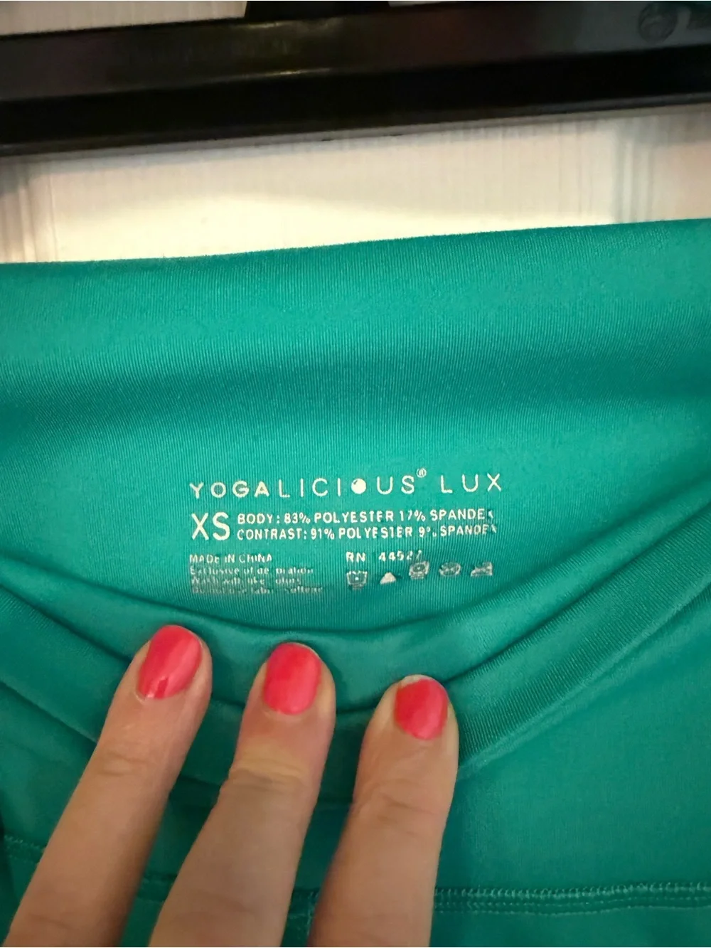 Yogalicious Teal High-Rise Bike Shorts